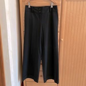 LOFT wide leg, cuffed dress pants. 32” inseam. Leg opening just under 13” across